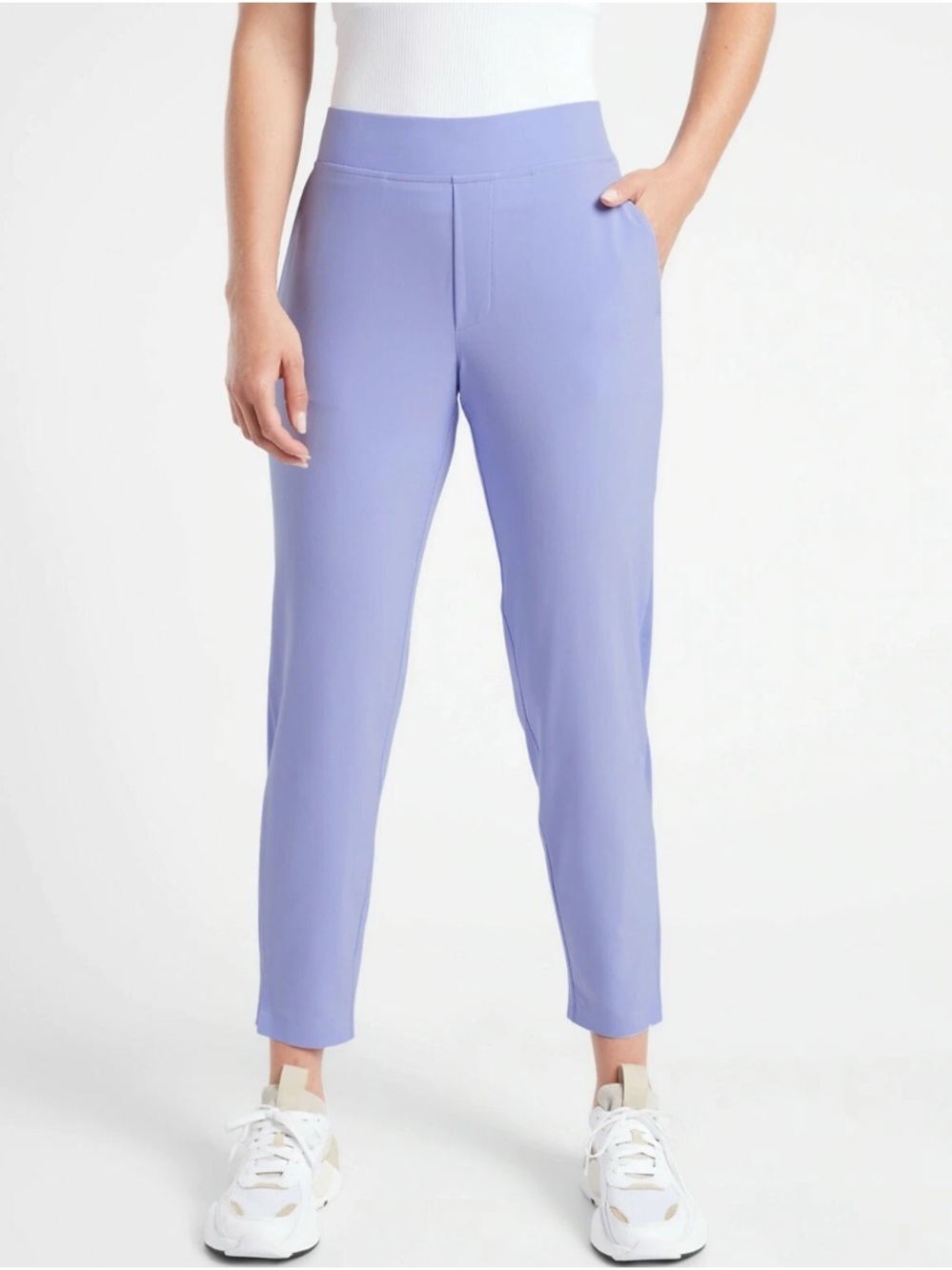 Athleta Brooklyn Ankle Pant, Victorian Periwinkle SIZE 10